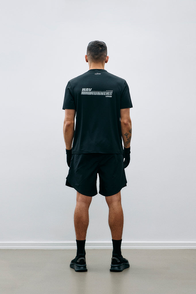 ARKK Apparel Hav Runner Tee | Black - Men T-Shirt